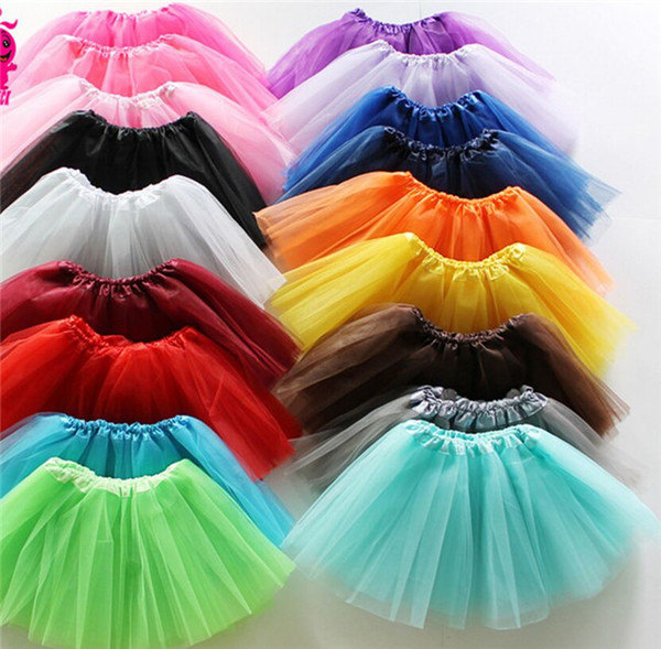 NEW Baby Girls Childrens Kids Dancing Tulle Tutu Skirts Pettiskirt Dancewear Ballet Dress Fancy Skirts Costume Free Shipping JC214