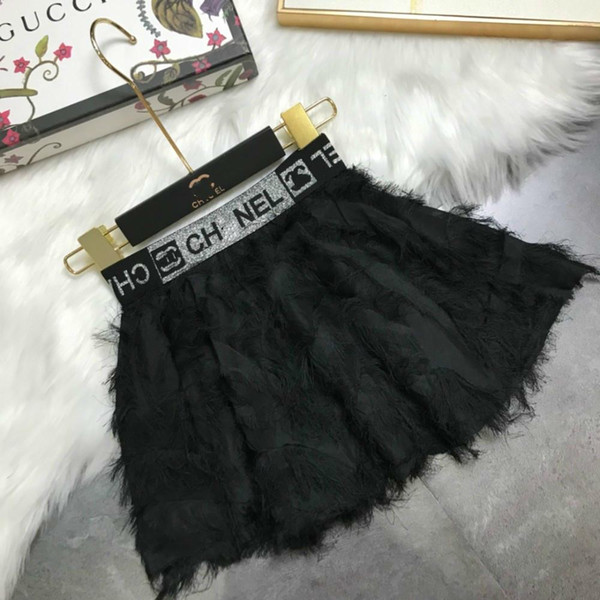 Children's wear girl baby skirt Young child Summer dress 2019 new products Comfortable lovely Wholesale prices Feather furry designcute