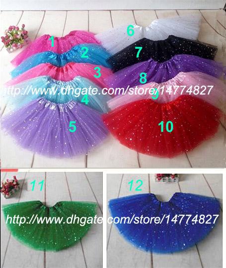 Baby Girls Sparkle Tutu Pettiskirt Sequins Dance Tutu skirt Tulle Skirts Children Party Clothes New Hotsale