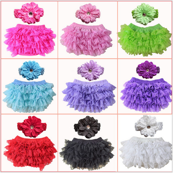 Newest Girls Lace TUTU Dress For Toddlers Ballet Dresses Kids Headdress+Tutu Skirt Children's Dance 10Colour Pettiskirt 2018 New Summer