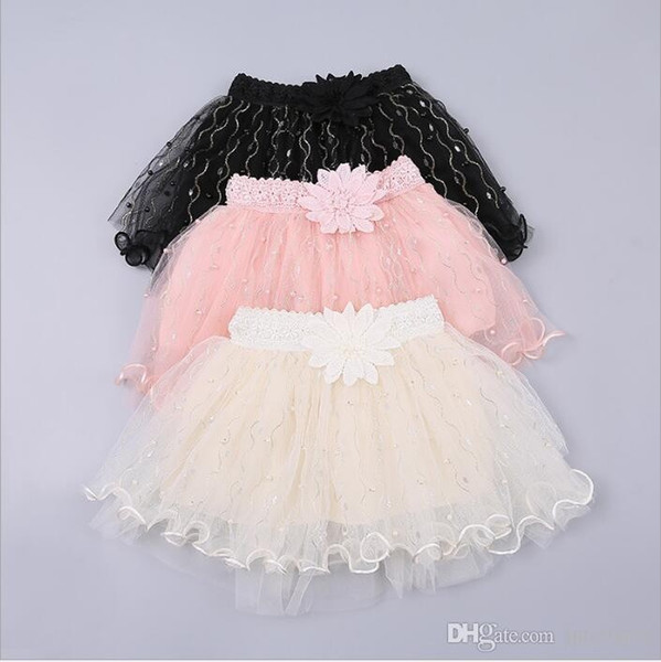 Baby Clothes Girls Manual Tutu Skirts Pettiskirt Fancy Skirts Kids Dancewear Princess Skirt Mini Dress Ballet Pleated Skirts Costume B4879