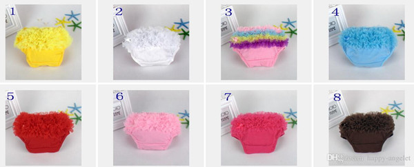 50pcs Baby Cotton Ruffles chiffon Bloomer Tutu PP Pants Infant Toddler Briefs Skirt Shorts Layers Skirts Diaper Cover Underwear PP001