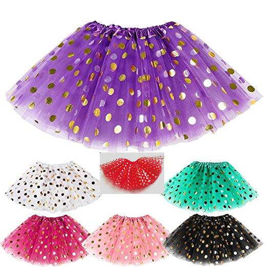 2017 girls gold polka dot tutu skirt baby christmas tutus kids tutu skirts toddler skirts red infant pettiskirt newborn photography props