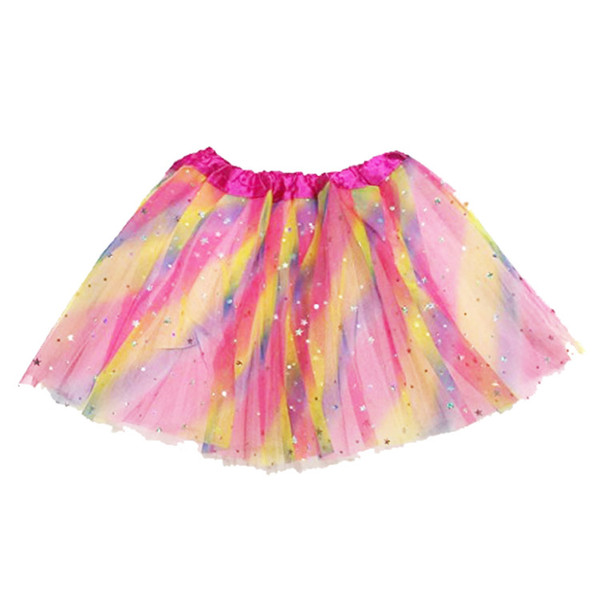 New Halloween Colorful Glitter Tutu Skirt Baby Girls Birthday Tutu Kids Fancy Tutu Skirt Children Clothes