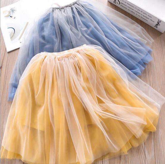 kids designer clothes girls Skirt Summer Mesh tutu girl skirt Lolita Style Girl kids Clothing Skirt