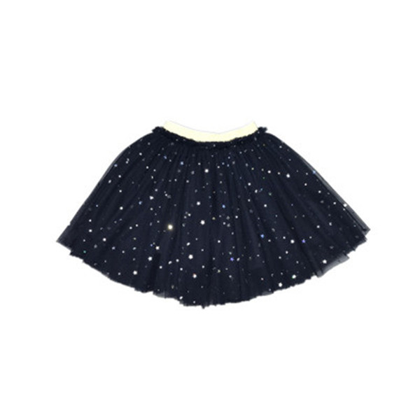 2019 Girls Clothes Kids Girls Skirt Toddler Baby Kids Solid Stars Sequins Tutu Skirt Party Dance Clothes AA3417