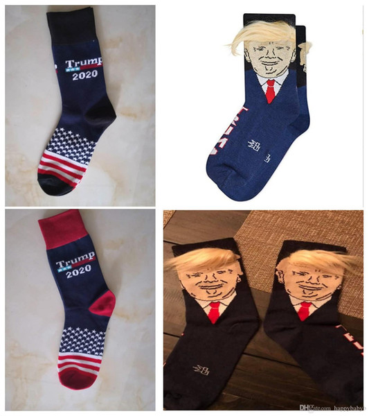 Unisex Winter President Donald Trump Mid-calf Sock US Presidential Election Middle Long Men Women Stockings Cotton Socks