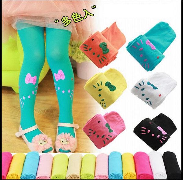 5pcs/lot 60-135cm candy color Pantyhose Velvet Fabric Tights Stocking Pants