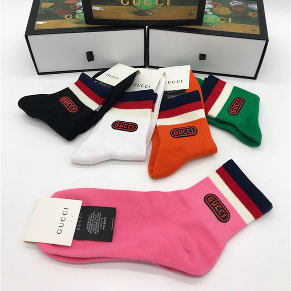 Newest Long Sport Socks Luxury Italy Designer Unisex Casual Socks Autumn Winter Men and Women Fashion Cosy Socks