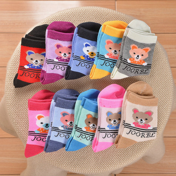 Cartoon children's socks breathe freely boy girl cotton sock comfortable warm Jacquard weave Baby socks free shipping