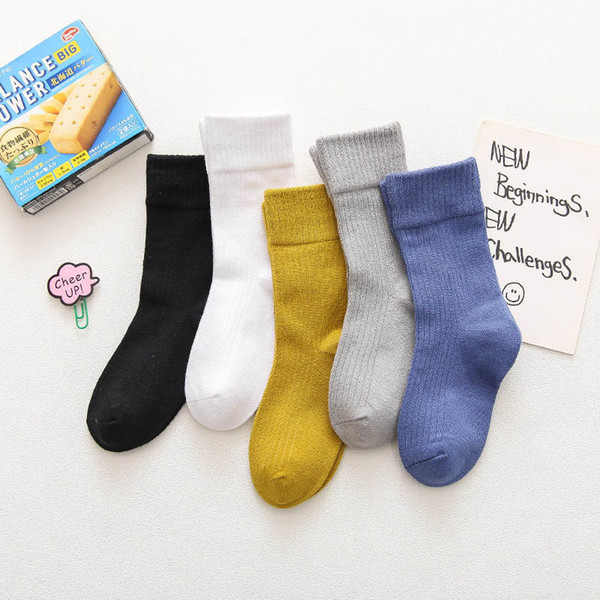 Baby Boy Socks Children Autumn Winter Cartoon Socks for Girls Kids for Girls To School Sport Baby Girl Clothes Striped