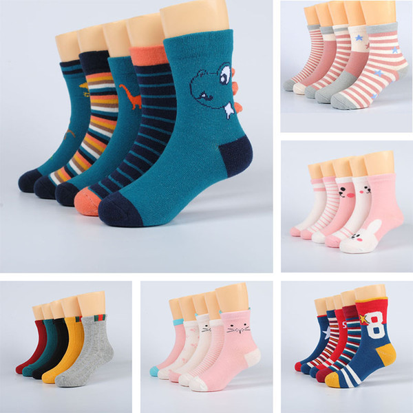 5 Pairs Baby Girls Socks Spring Summer Cotton Newborn Baby Bebe Kids Socks for Children Boys Socks 1-12Y