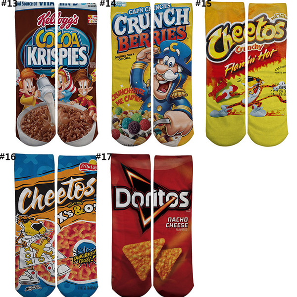 30cm 3D Socks Printed Cartoon Women Cheerleader Long Socks Girls Custom order Socks Adult Sports Stocking Multicolors Cartoon 5set