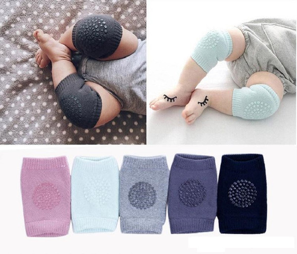 Baby Knee Crawling Pads Cartoon Safety Cotton Protector Kids Kneecaps Socks Children Short Kneepad Baby Leg Warmers 2pcs/pair ST437