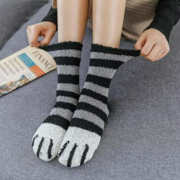 Floor Socks Winter Winter Cat Claws Cute Thick Warm Sleep Floor Socks Floor Socks Kids