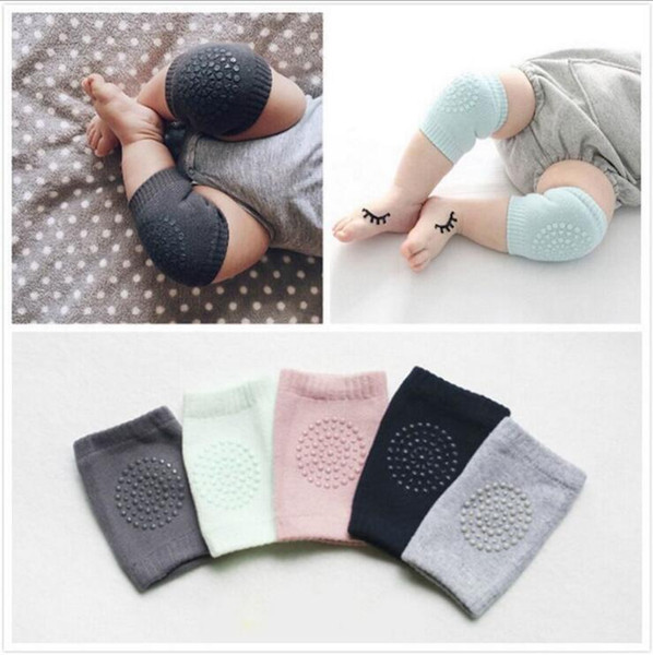 Baby Knee Pads Baby Leg Warmers Safety Protector Kids Anti Slip Crawl Knee Protector Kids Kneecaps Kneepad Crawling Elbow Cushion TL394