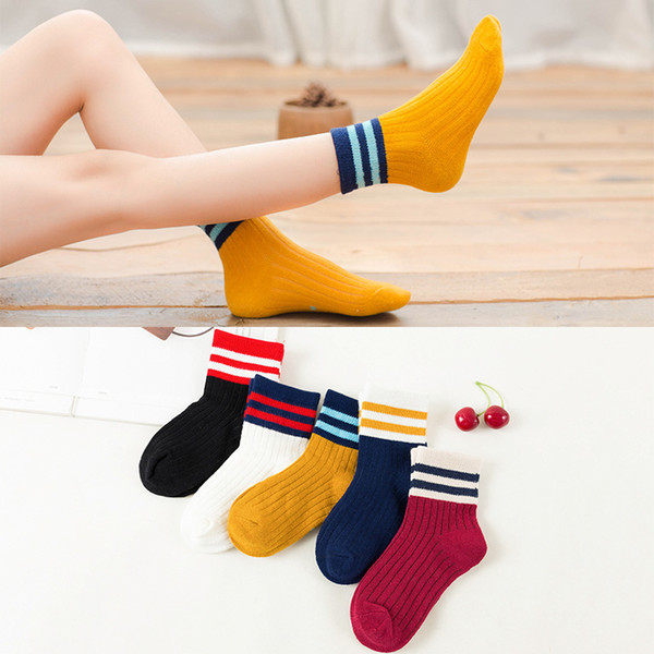 2019 Spring and Autumn New Cartoon Children's In The Tube Socks for Men and Women Cotton Socks Baby Infant Children Socks