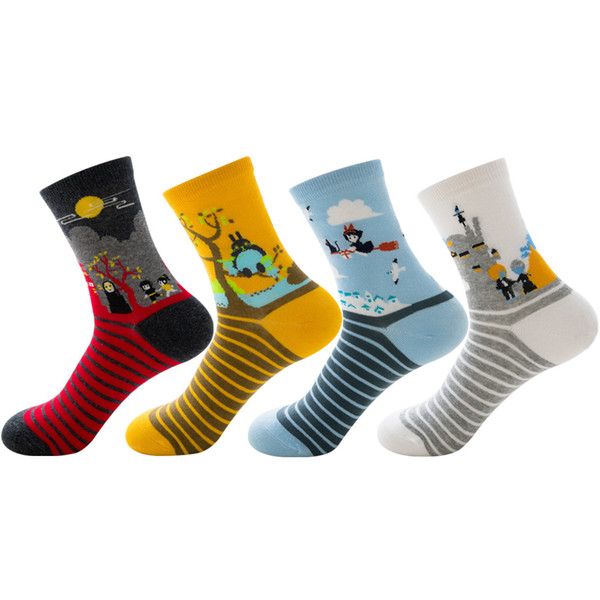 4 styles Halloween men women socks new socks adult cotton stocks good quality Cotton Soft Socks