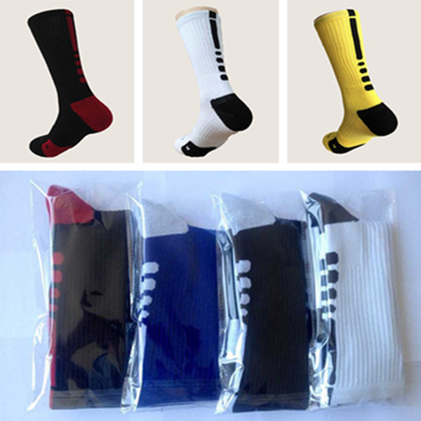 Dry Fit Professional Elite Basketball Socks Long Knee Athletic Sport Socks Men Fashion Compression Thermal Winter Socks Stockings DHL FREE