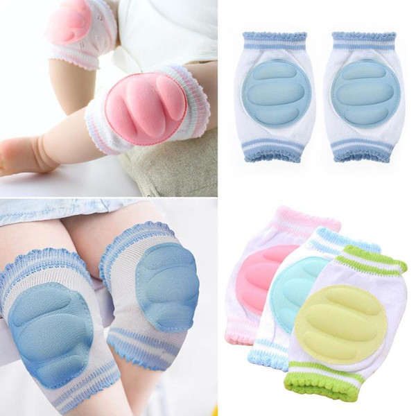 1/3 Pairs Mesh Cotton Breathable Infant Sponge Kneepads Baby Crawl Warmer Protectors Baby Toddlers Kids Knee Support Protector