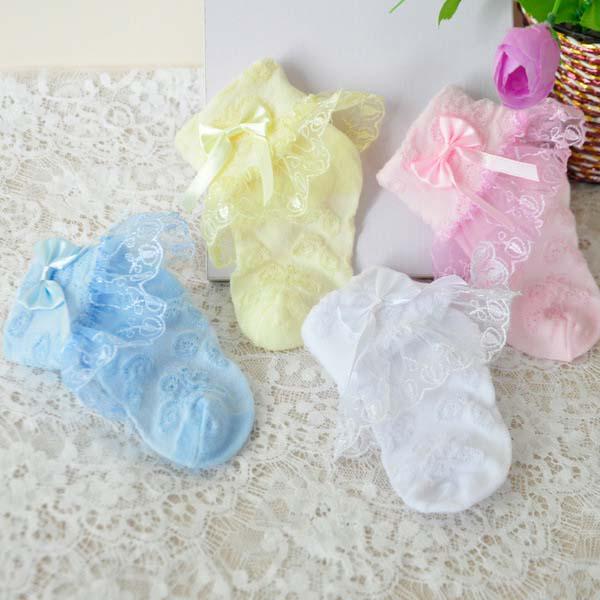 Ankle Socks Baby Girls Best Kids Short Sock Infant Cute Lace Socks Baby Multicolor Breathable Fashion Bowknot Princess