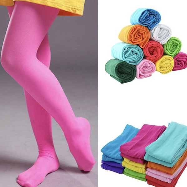 10pc/lot Girls Tights Kids Cute Stockings Baby Soft Velvet Ballet Pantyhose Princess Knee Baby Tights Kids Tights J190523