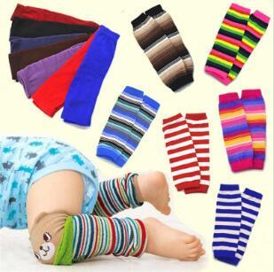 Kid Legs Socks Rainbow Warmer Socks Kids Leg Warmers Kid Kneecap Winter Autumn Baby Socks Warm Feet Sock Thick Kneecaps WY35Q