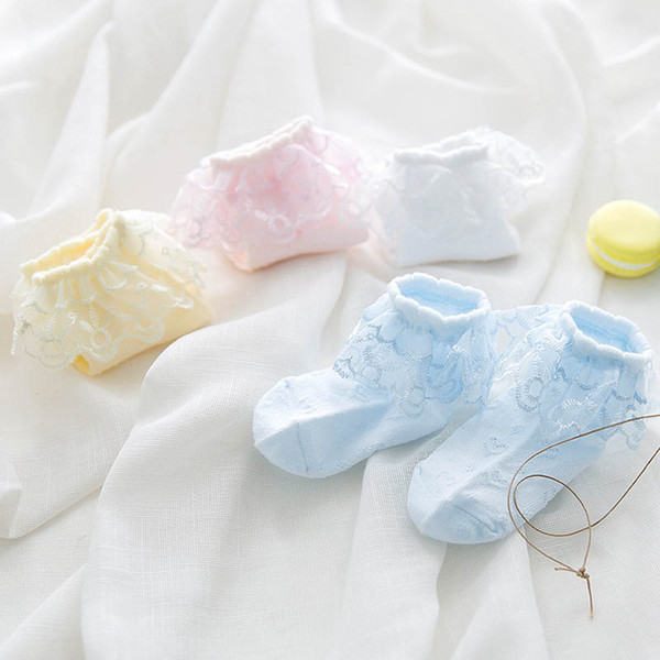 2019 new Baby Socks lace Newborn Socks princess Baby Girls Cotton Sock Newborn Ankle Sock Infant Best Socks Baby Booties