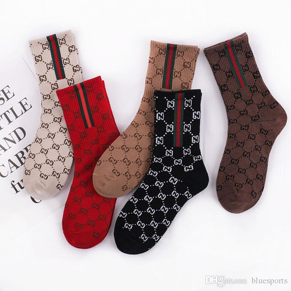 fashion Tide brand women's sports socks Japanese double letter G socks cotton personality high tube trend women's socks 0905