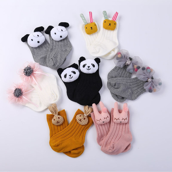 Fashion Toddler Baby Girls Boys Socks Newborn Infant Cute Animal Pattern Frilly Socks Lovely Autumn Winter Cotton Short