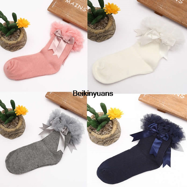 Autumn creative fashion socks girls Comfortable Combed cotton socks children's lace girls princess short sock infant