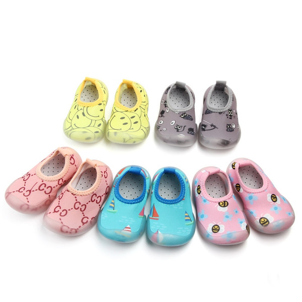 Newborn Baby Socks Cotton Anti-Slip Kids Floor Socks Baby Girl Spring Autumn Girls Gift Children's Floral Print Clothing