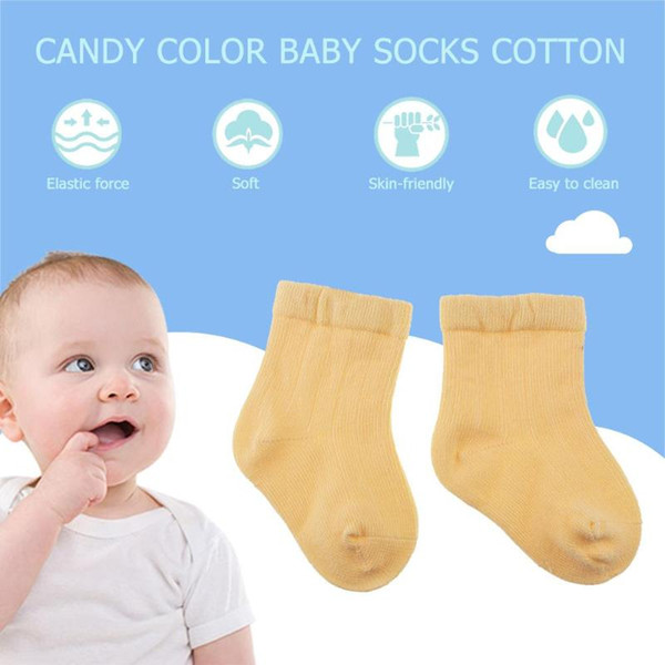 cute baby Socks Girls Boys baby sokjes Solid Colors Soft Socks Newborn Toddler Animal Print Newborn meia infantil 0-6M