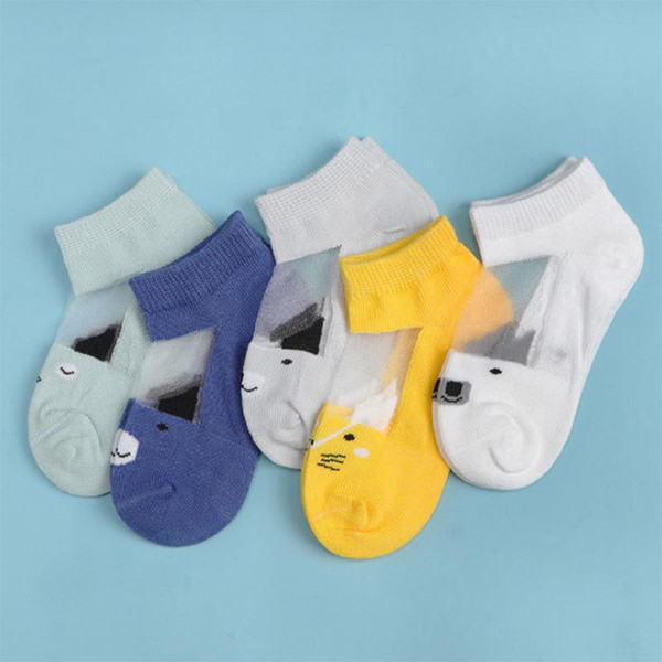 5 Pairs Newborn Baby Socks Soft and Warm Kids Socks Anti Slip Winter Socks for boys and Girls