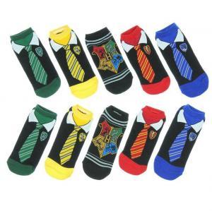 Harry Potter Socks Unisex Ankle Socks Cartoon Cotton Art Cosplay Tie Sock Gryffindor Slytherin Summer Low Short kids Sock GGA1602