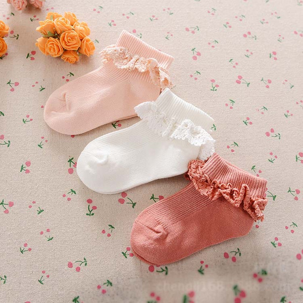 Wholesale Children Socks cotton Girls Ankle Socks sweet lace Baby Girls Cotton Sock Crochet Baby Booties Best Socks Newborn Sock A1059