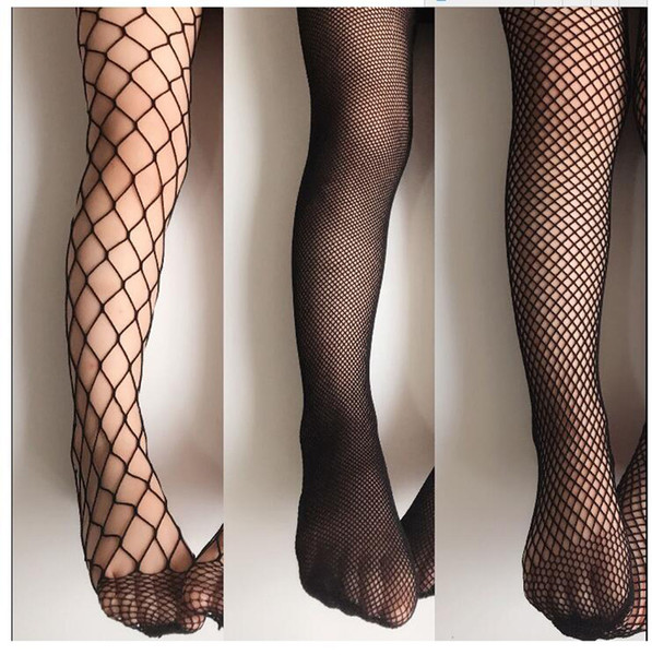 3color Fishnets kids adult socks Fashion collocation hosiery mesh transparent tight stretch fishnets nets stockings