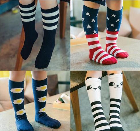 Free Shipping 75 Styles Toddlers Kids Animal Knee High Socks Tights Hosiery Stockings Kids Fox Socks Leg Warmers