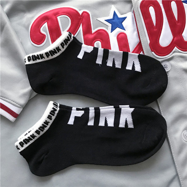 2018 Ankle Socks Pink & U & A Men Women's Socks Boys & Girl's Short Sock Outdoors Sports Basketball Cheerleader Socks Multicolors Cotton