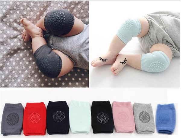 hot sale Baby Crawling knee pads Kids Kneecaps Cartoon Safety Cotton Baby Knee Pads Protector Children Short Kneepad Baby Leg Warmers B874