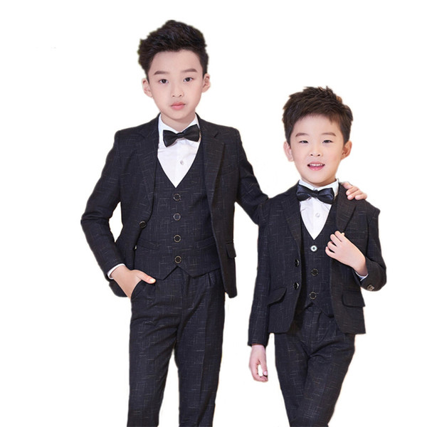 Boys suits for weddings Kids Prom Suits Flower Boys Formal Anzug Suits Children Performance tuexdo Clothing Set Costume F120