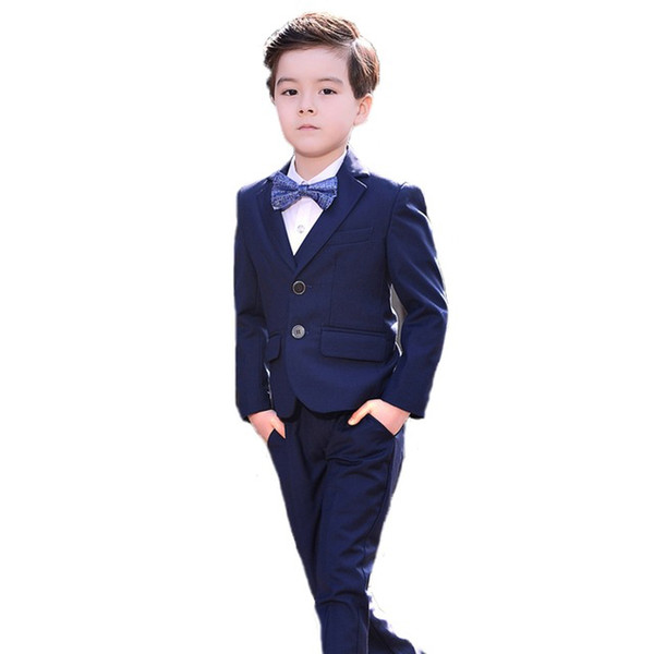 Boys Formal suits for weddings kids Blazer Suit for boy costume enfant garcon mariage jogging garcon blazer boys tuxedo N75