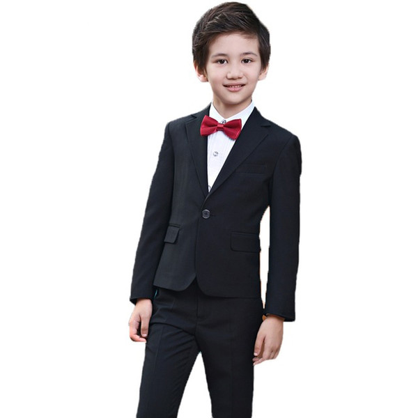 Boys Suits For Weddings Prom Party Dress For Tuexdo Children Clothing Set Flower Boys Formal Suit School Suit chorus costume N93