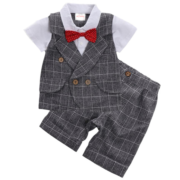 Baby Clothes Boys suits for wedding Kids British Wind Birthday Dress Boygentleman suit Children clothing disfraz blazer pants