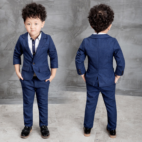 New Children Suit Baby Boys Suits Kids Blazer Boys Formal Suit For Wedding Boys Clothes Set Jackets Blazer+Pants 2pcs 3-7Yv