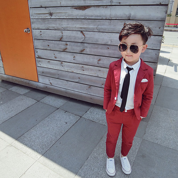 Children's Suits Flowers Children's Coats Hosts Boys Tuxedos Boys' Suits Baby Boy Suit