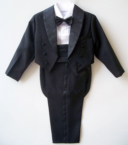 Boys suits for weddings Kids Prom Suits Black/White Wedding Suits for Boys Tuxedo Children Clothing Set Boy Formal Costume