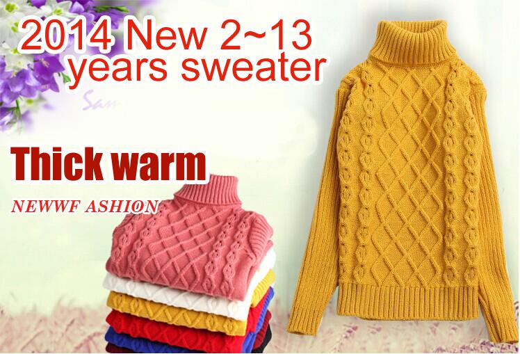 Autumn Winter Children's sweater girls turtleneck boys computer knitted sweaters for kids pullover dress cardigan clothes