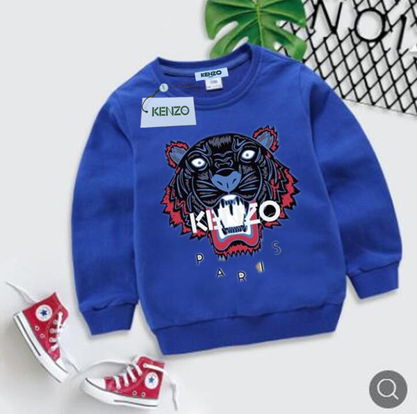 Baby Boy Clothes Pullover Hoodies Sweater Autumn Children's Garment Bark Team Embroidered Pure Cotton Long Sleeve Knitting