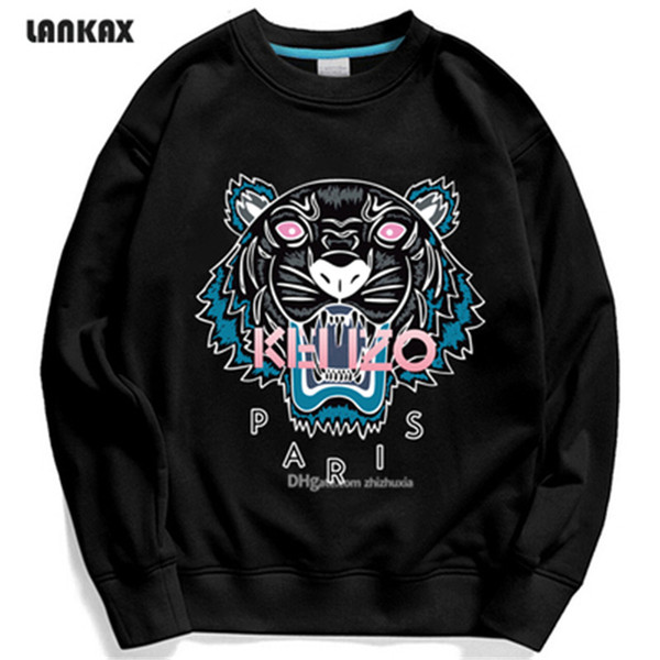 Classic Style Children Tiger Head Print Hoodies Boy's Hot Sale Pullover High Quality Autumn Kids Clothing Free Shipping